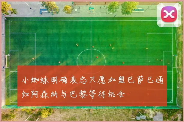 小蜘蛛明确表态只愿加盟巴萨已通知阿森纳与巴黎等待机会